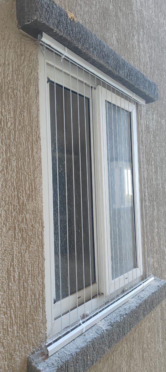 Window invisible grill installation